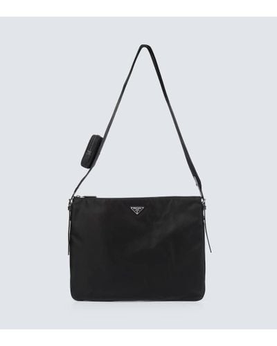 Prada Messenger Bag aus Nylon - Schwarz