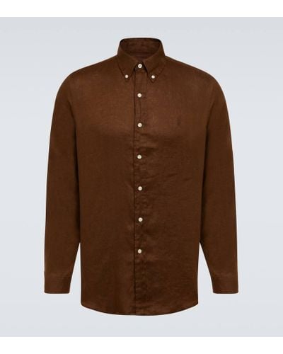 Polo Ralph Lauren Linen Shirt - Brown
