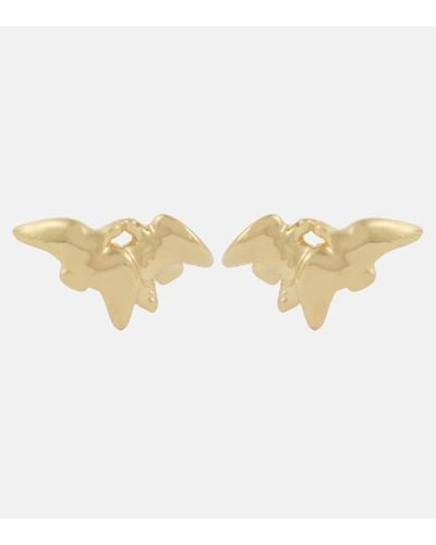 Nina Ricci Double Dove Earrings - Natural
