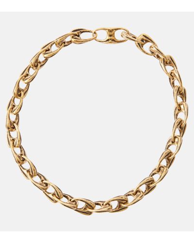 Khaite Olivia 18kt Gold-plated Chain Necklace - Metallic