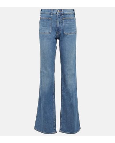 Polo Ralph Lauren Flared Mid-rise Jeans - Blue
