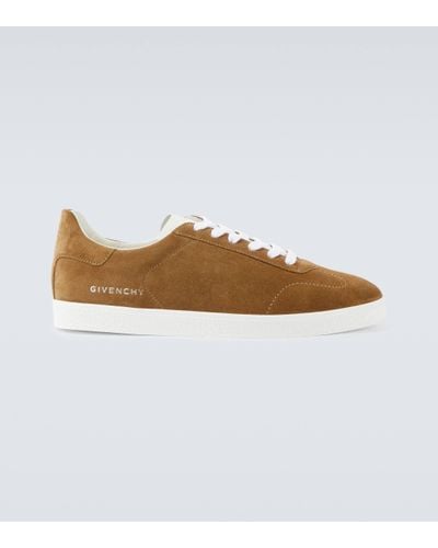 Givenchy Town Suede Low-top Trainers - Brown