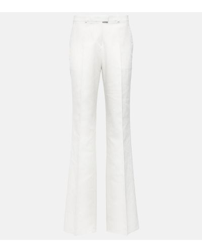 Etro Pantaloni in misto cotone jacquard - Bianco