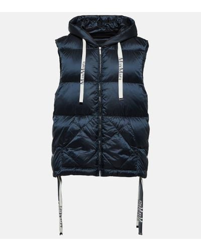 Max Mara The Cube Tresse Quilted Vest - Blue