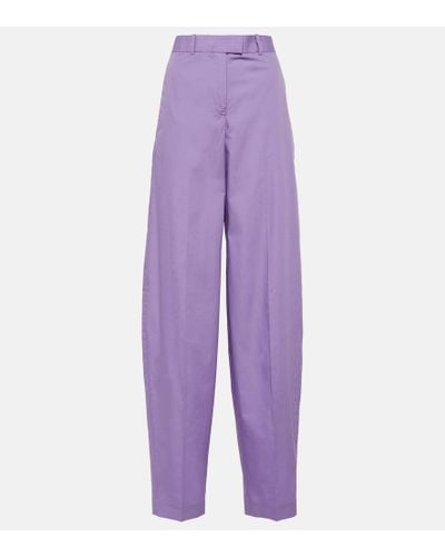 The Attico High-Rise-Hose Jagger - Lila
