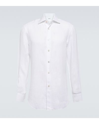 Kiton Linen Shirt - White