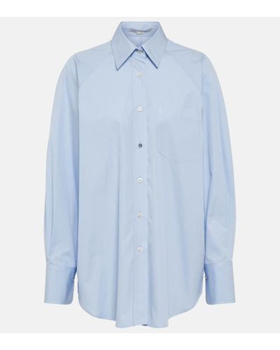 Stella McCartney Hemd aus Baumwolle - Blau