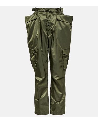 Noir Kei Ninomiya Pantaloni cargo - Verde