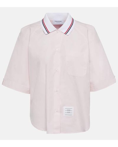 Thom Browne Cotton Shirt - Pink