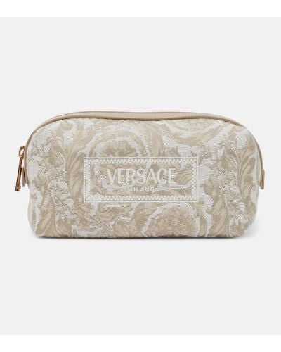 Versace Pouch Barocco en jaquard - Neutro