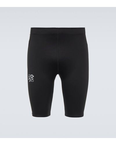 Loewe X On Logo Biker Shorts - Black