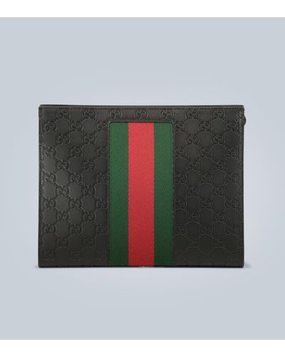 Gucci Signature Web Cosmetic Case - Black