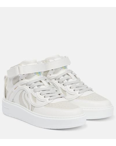 Stella McCartney S-wave 2 Faux Leather Sneakers - White