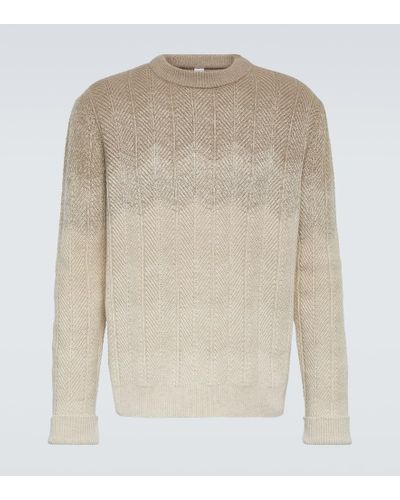Berluti Gradient Cashmere Sweater - Natural
