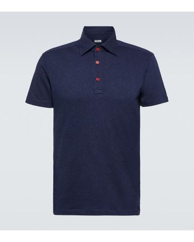 Kiton Polo Positano - Blu