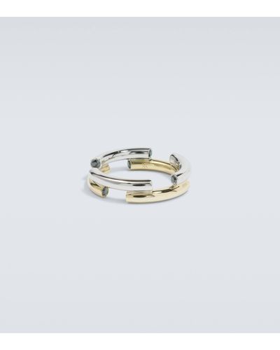 Rainbow K Monica 9kt Gold Ring With Diamonds - Metallic