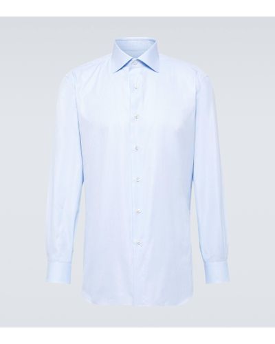 Brioni William Cotton Shirt - Blue