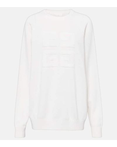 Givenchy Pullover 4G in cashmere - Bianco