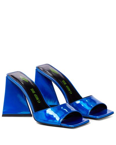 the attico blue heels