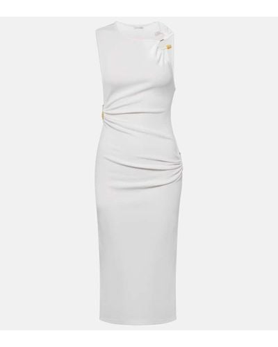 Christopher Esber Callisto Trinity Jersey Midi Dress - White