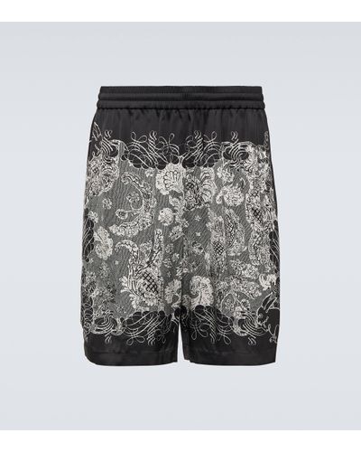 Acne Studios Printed Shorts - Grey