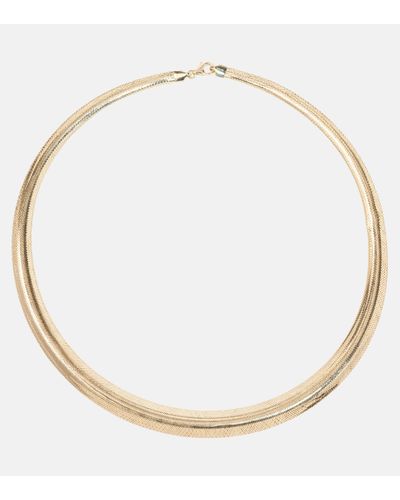 STONE AND STRAND Collier Woven In Gold en or 10 ct - Métallisé