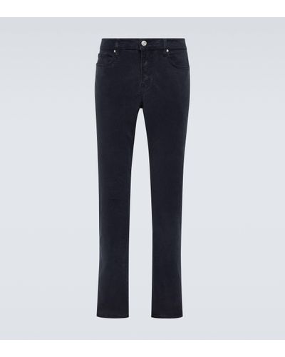 FRAME Mid-rise Slim Jeans - Blue