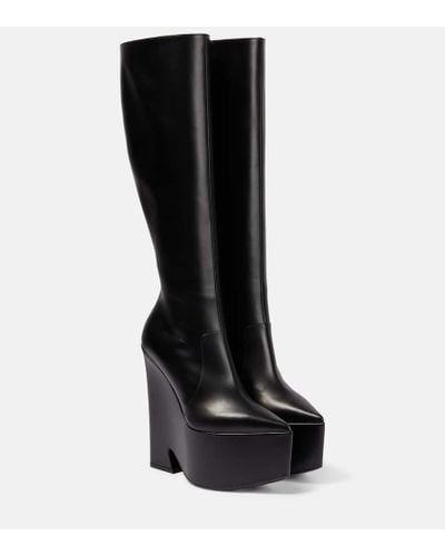 Versace Tempest Knee-high Boots - Black