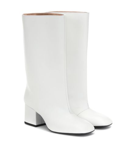 Marni Leather Boots - White