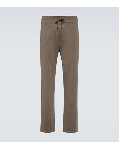 Ralph Lauren Purple Label Pantaloni sportivi in jersey di cotone - Neutro