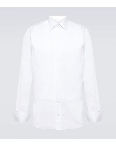 Brioni Oxford-Hemd aus Baumwolle - Weiß