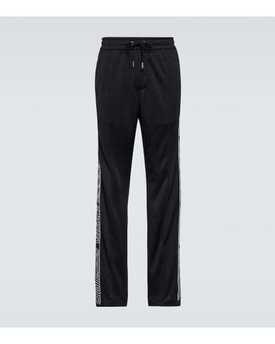 Versace Jogginghose Allover aus Jacquard - Schwarz