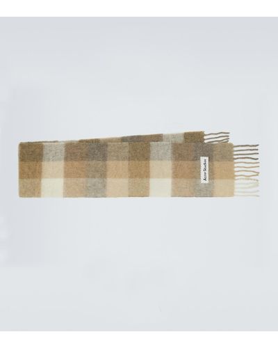 Acne Studios Alpaca, Wool, And Mohair-blend Scarf - Natural
