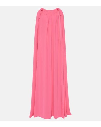 Carolina Herrera Robe longue - Rose