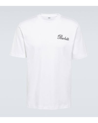 Berluti T-shirt Thabor brode en coton - Blanc