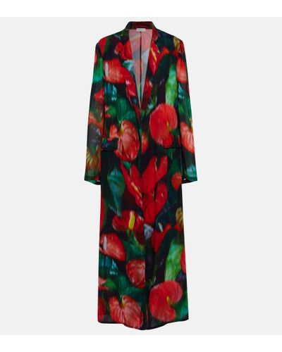 Red Dries Van Noten Coats for Women | Lyst