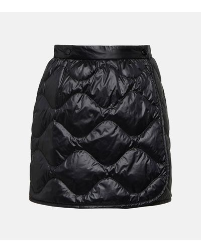 Moncler Down Miniskirt - Black