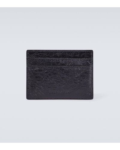 Balenciaga Porte-cartes Le Cagole en cuir - Noir