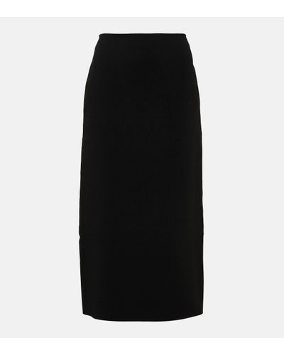 Proenza Schouler Mid-rise Midi Skirt - Black