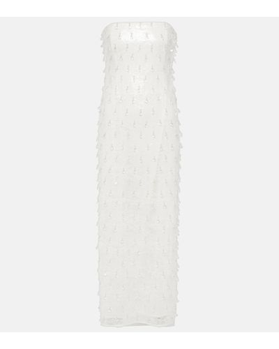 Jonathan Simkhai Preston Embellished Maxi Dress - White
