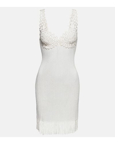 Proenza Schouler Fringe-trimmed Minidress - White