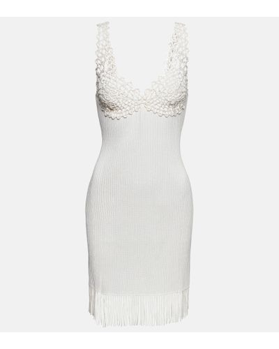 Proenza Schouler Fringe-trimmed Minidress - White
