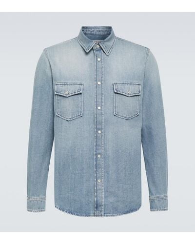 Saint Laurent Jeanshemd - Blau