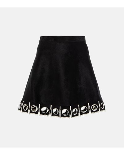 Alaïa Cutout Miniskirt - Black