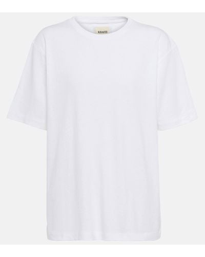 Khaite T-shirt Mae en coton - Blanc