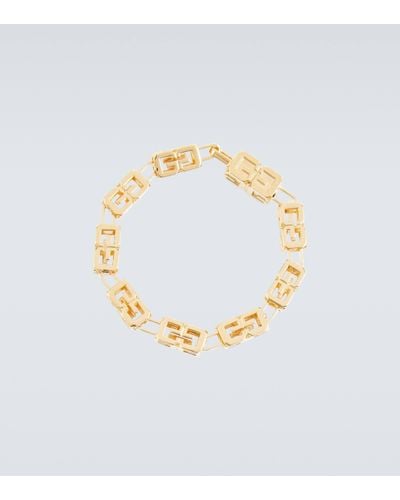 Givenchy G Cube Gold Tone Bracelet - Metallic