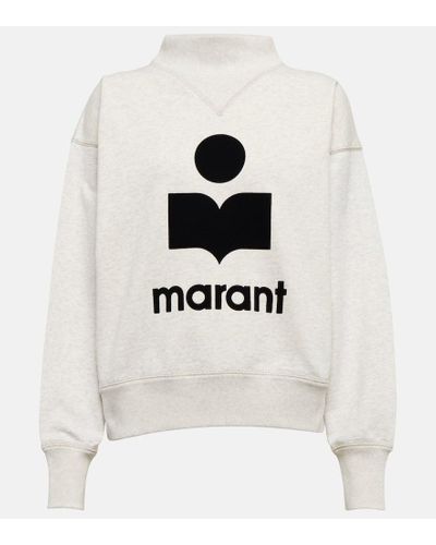 Isabel Marant Pullover Moby in misto cotone - Bianco