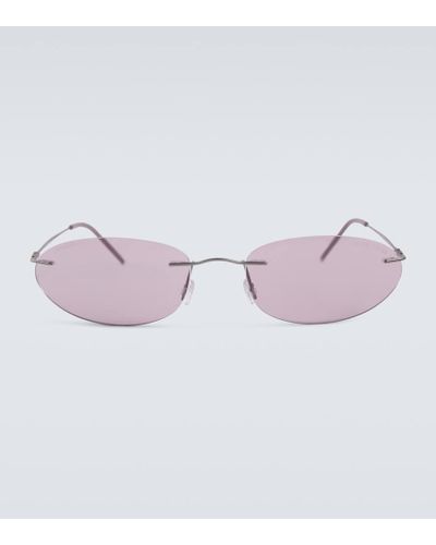 Giorgio Armani Ovale Sonnenbrille - Pink