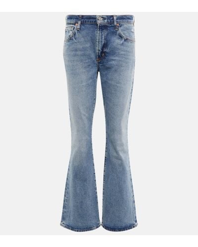 Citizens of Humanity Emannuelle Low-rise Bootcut Jeans - Blue