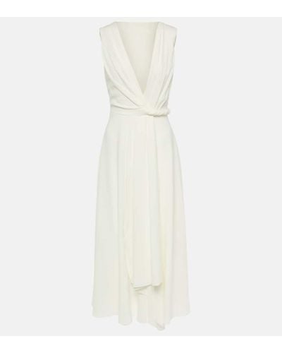 ROKSANDA Novia - vestido Parsa de crepe - Blanco